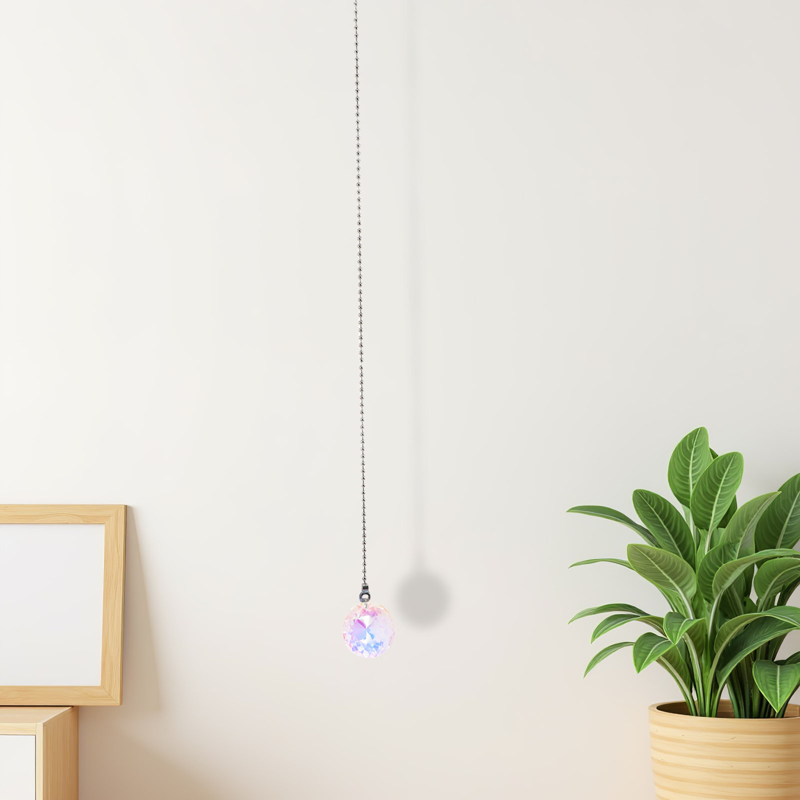 Decor Lighting Ceiling Fans - 4Pcs Crystal Fan Pull Chains Decorative