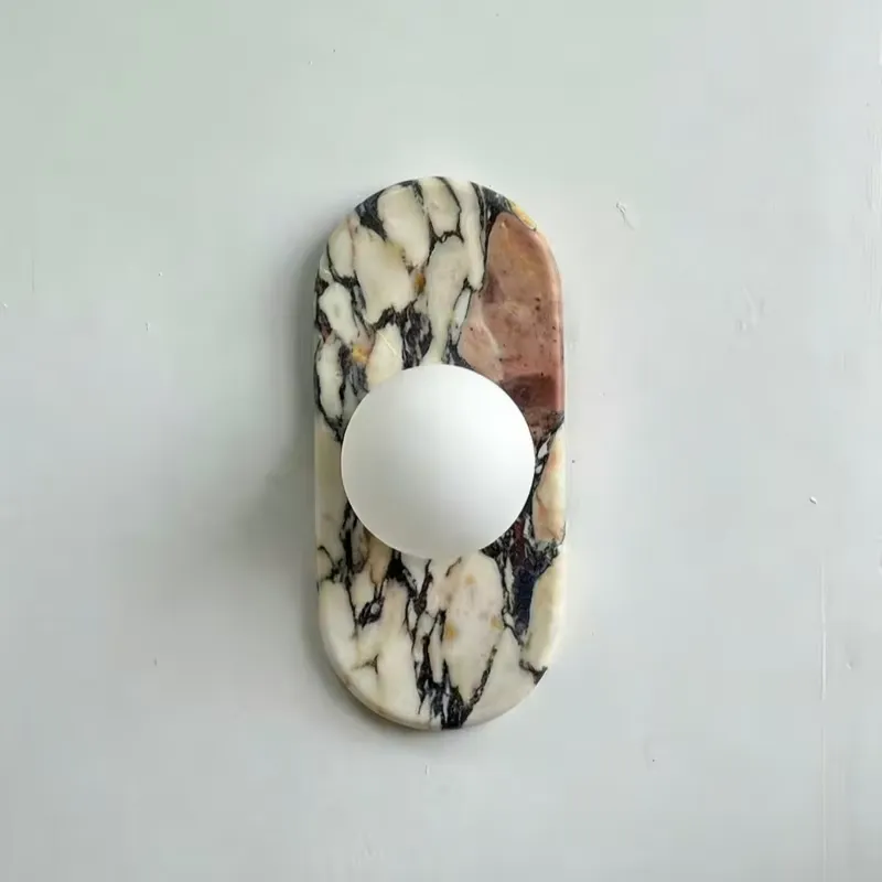 Lighting Decor Room - SJX Minimalist Natural Calacatta Viola Marble