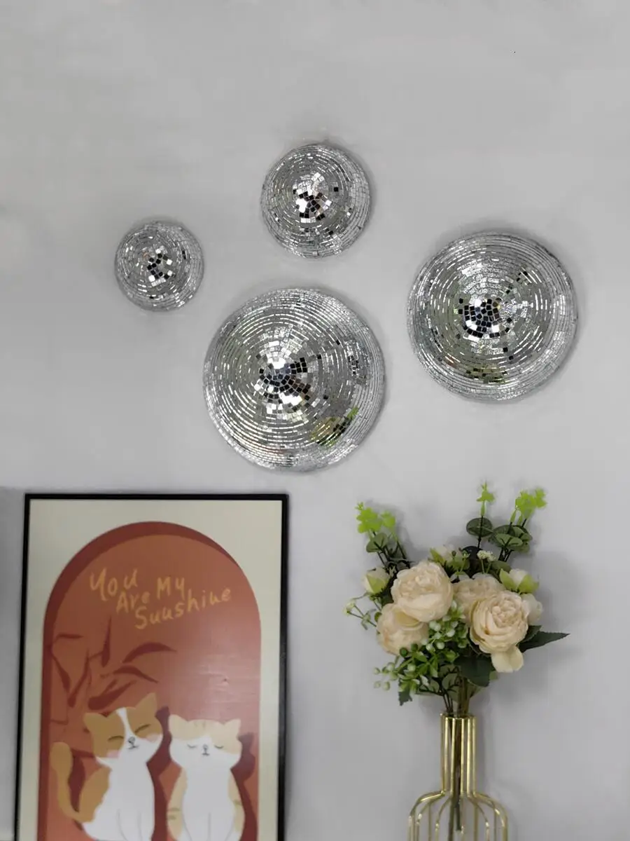 New Wall Disco Ball Mirrored D - Disco Ball Mirror recension och pris