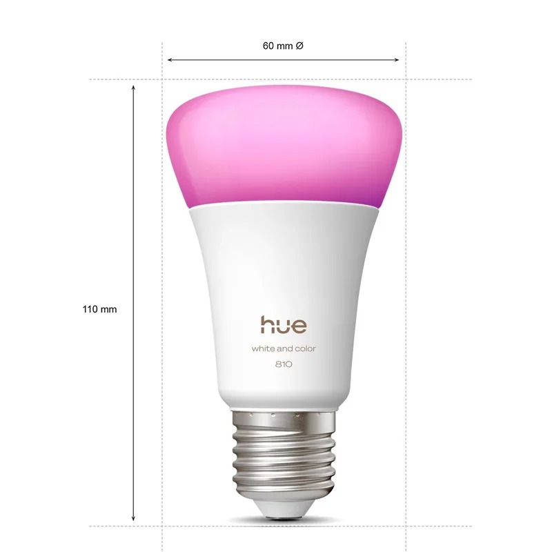 Philips Hue E27 A60 White and  - Philips Bulb Hue recension och pris