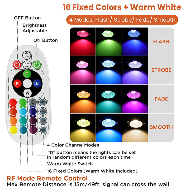 RGBW Low Voltage Landscape Lig - Colour Changing Bulb recension och pris