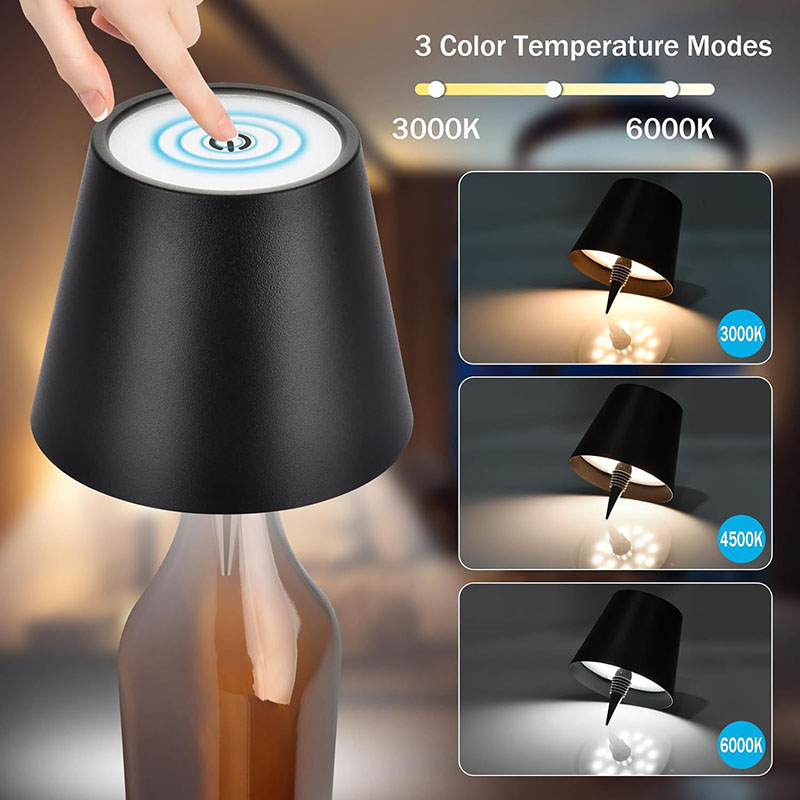 Wireless Bottle Table Lamp Tou - Colour Changing Bulb recension och pris