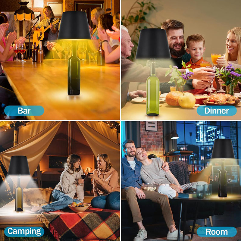 Wireless Bottle Table Lamp Tou - Colour Changing Bulb recension och pris