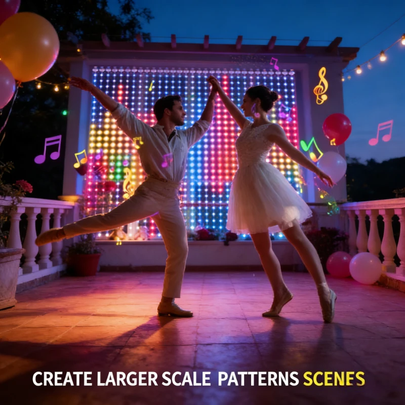 Smart 400LED Curtain Lights, M - Lighting Decor For Wedding recension och pris