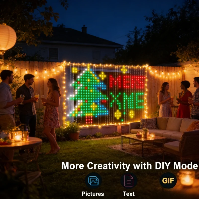 Smart 400LED Curtain Lights, M - Lighting Decor For Wedding recension och pris