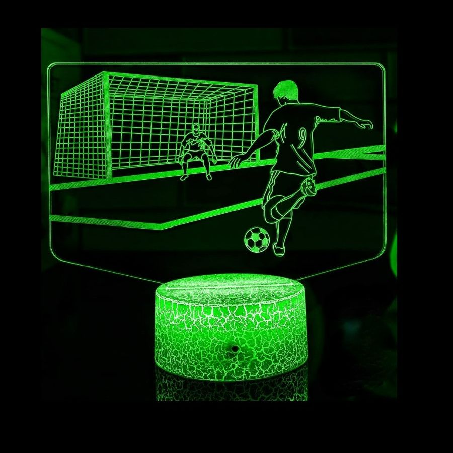 3D Soccer Lamp LED  Night Ligh - Colour Changing Bulb recension och pris