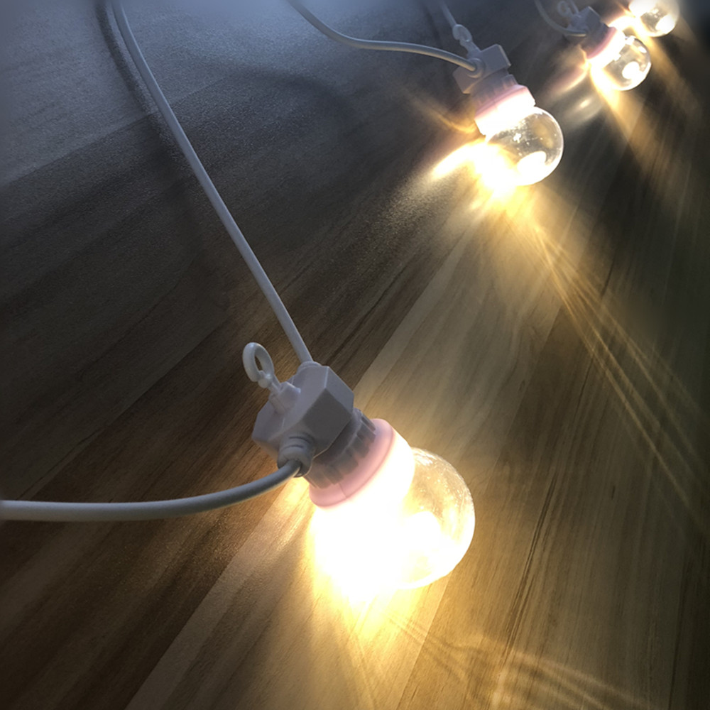 IP65 G50 White Cable Milky Bal - Outdoor Lighting Wedding Decor recension och pris