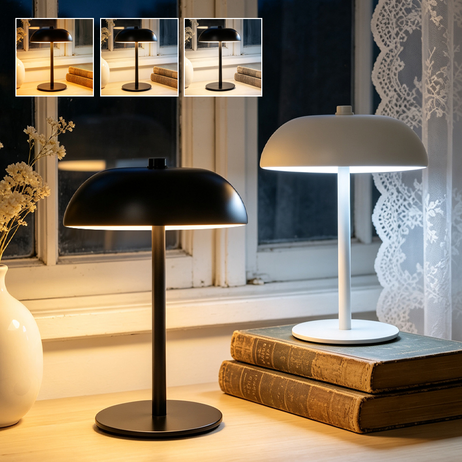 Cordless Mushroom Desk Lamp 3  - Mushroom Table Lamp recension och pris