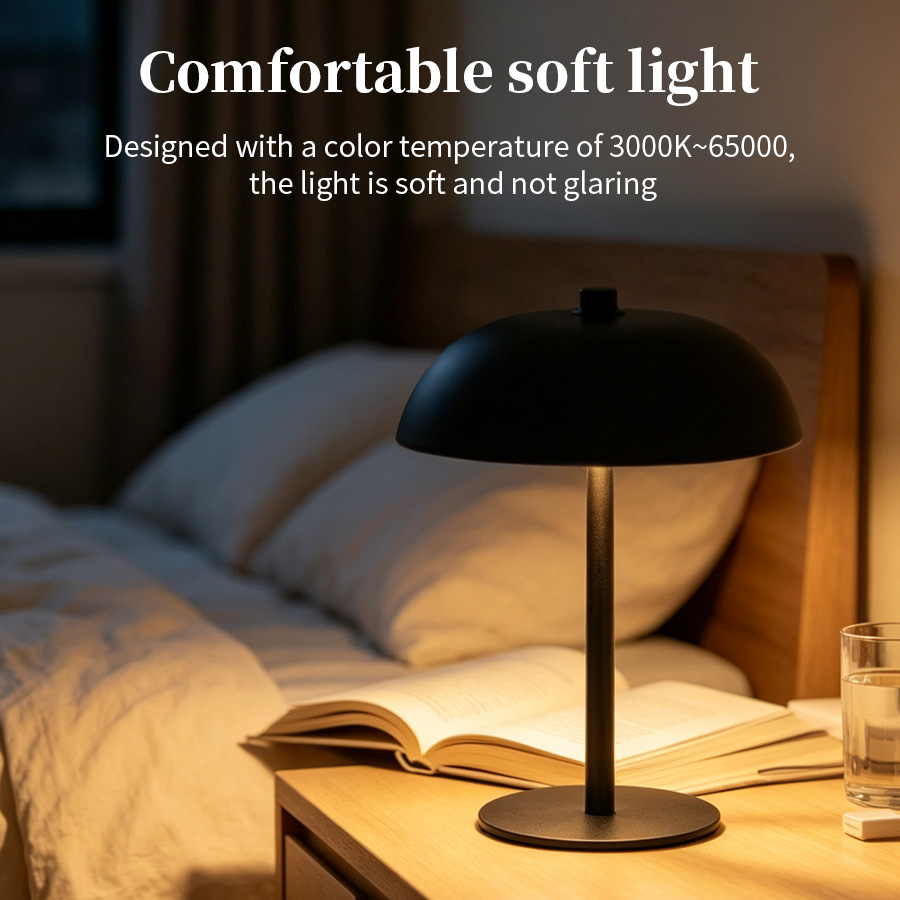 Cordless Mushroom Desk Lamp 3  - Mushroom Table Lamp recension och pris