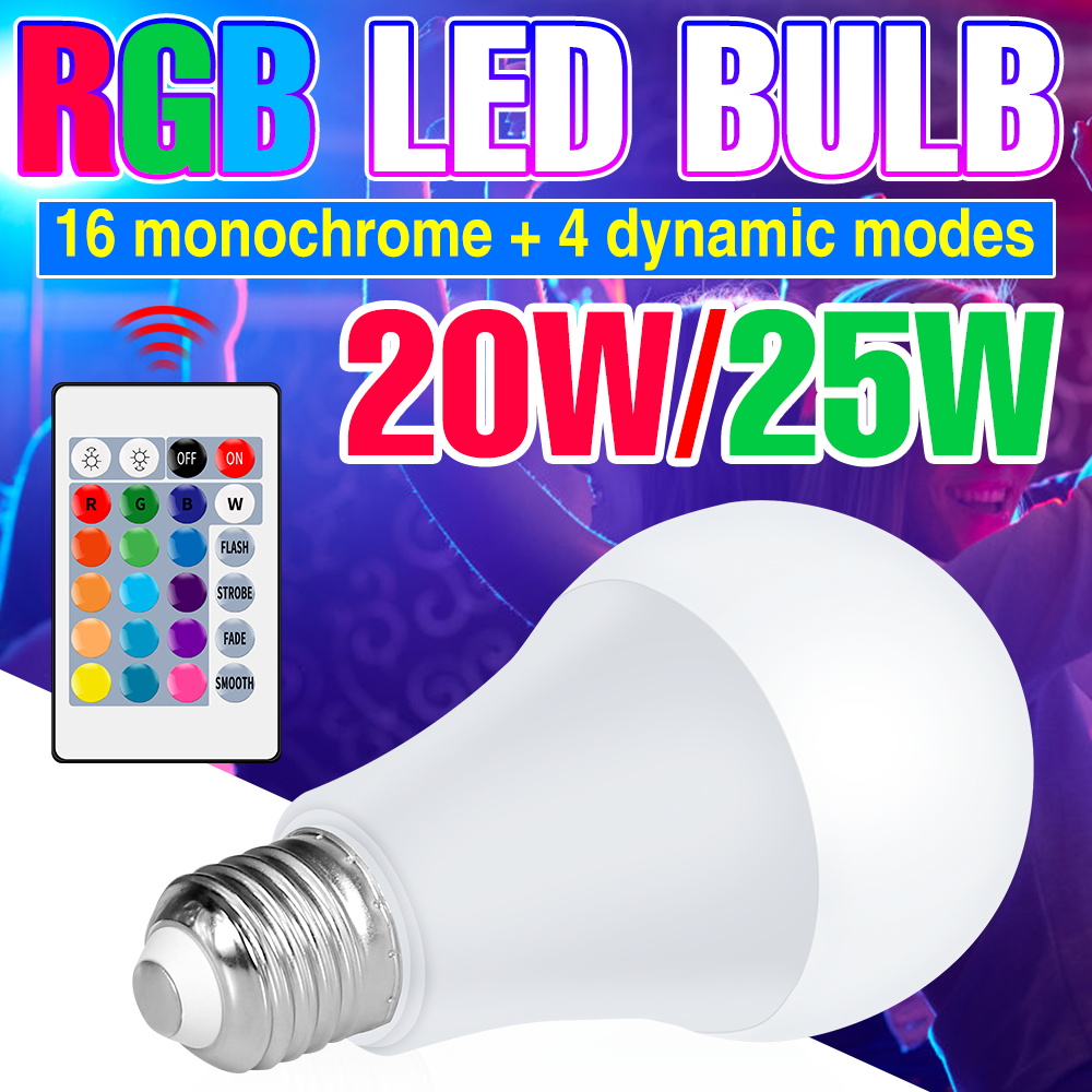RGB Neon Light E27 Rainbow Lam - Decor Lighting Hours recension och pris