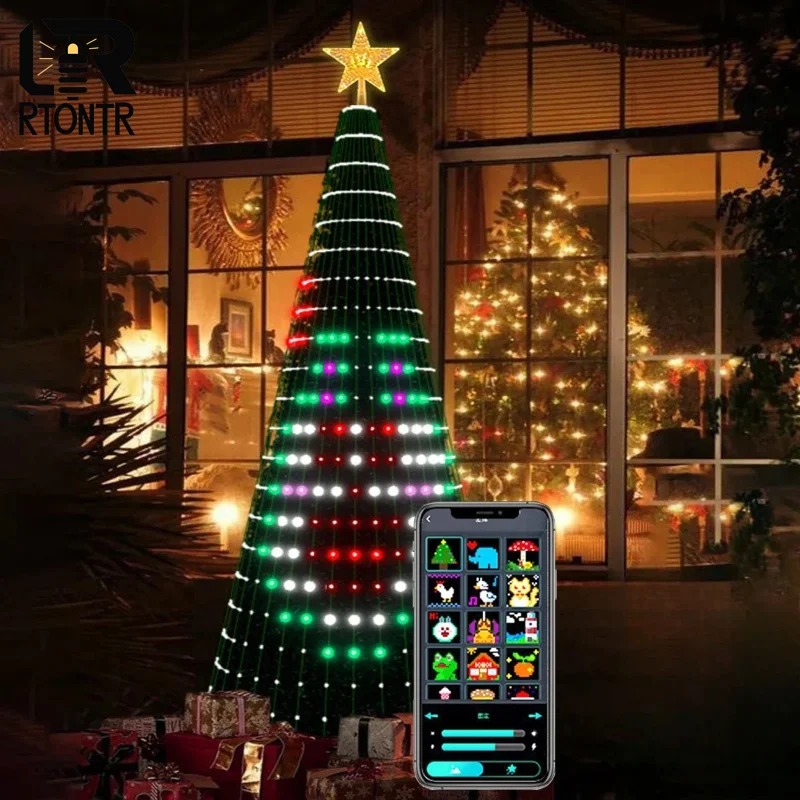 Christmas Star Tree Lights RGB - Lighting Tree Decor recension och pris