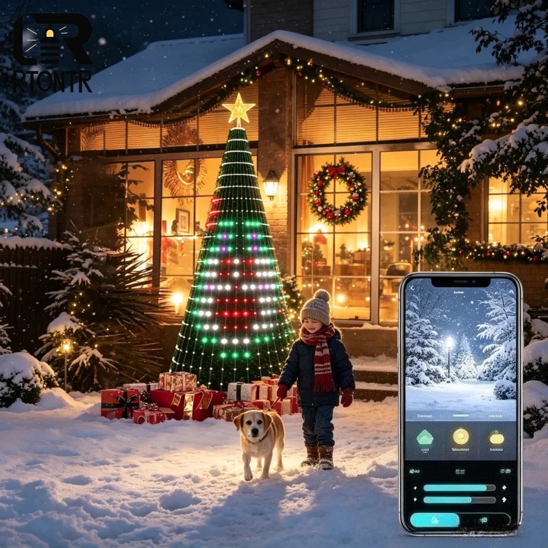 Christmas Star Tree Lights RGB - Lighting Tree Decor recension och pris