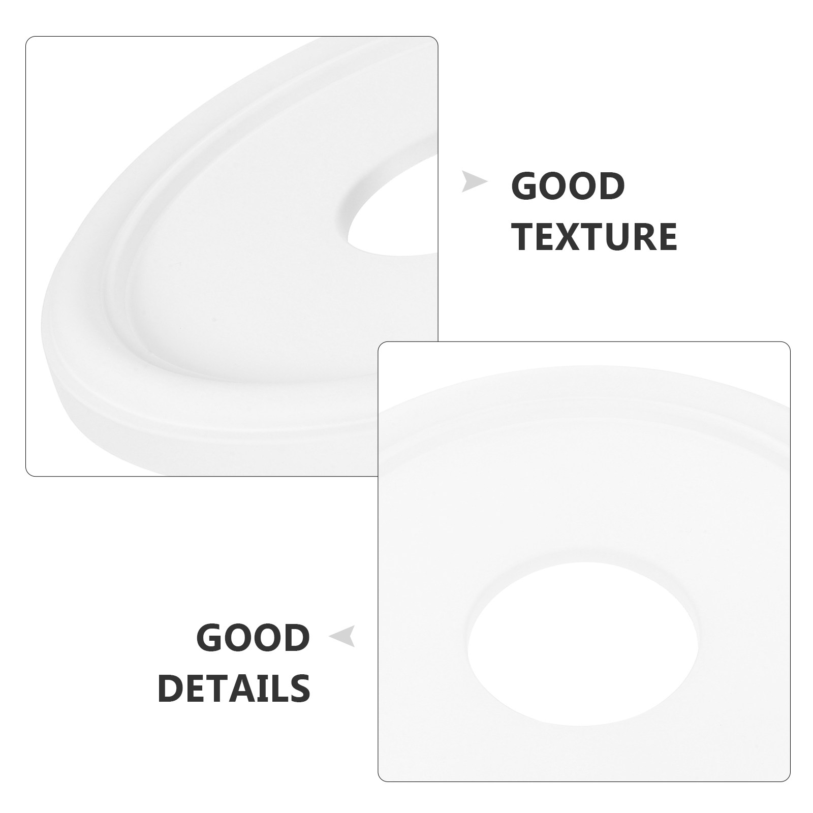 White Decorative Ceiling Medal - Decor Lighting Ceiling Fans recension och pris