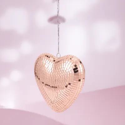 Hanging Heart Disco Ball Mirro - Disco Ball Mirror recension och pris