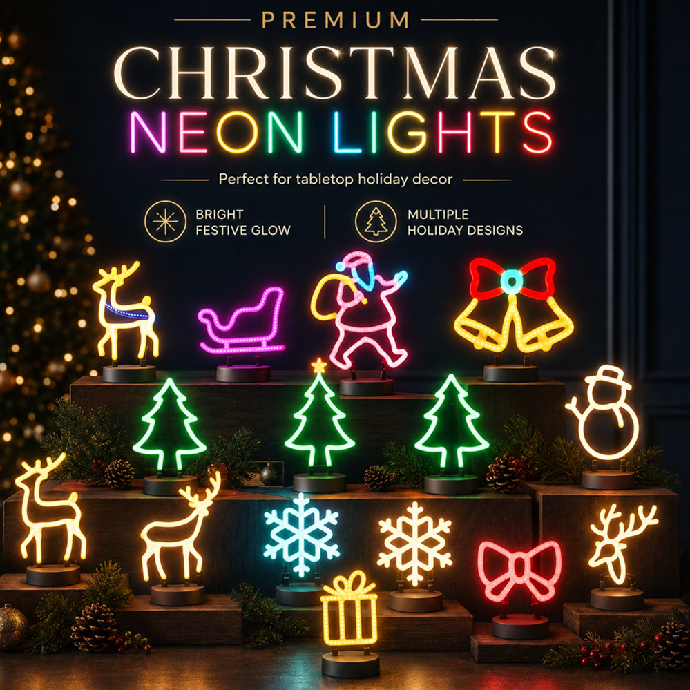 Christmas Decoration LED Neon  - Lighting Tree Decor recension och pris