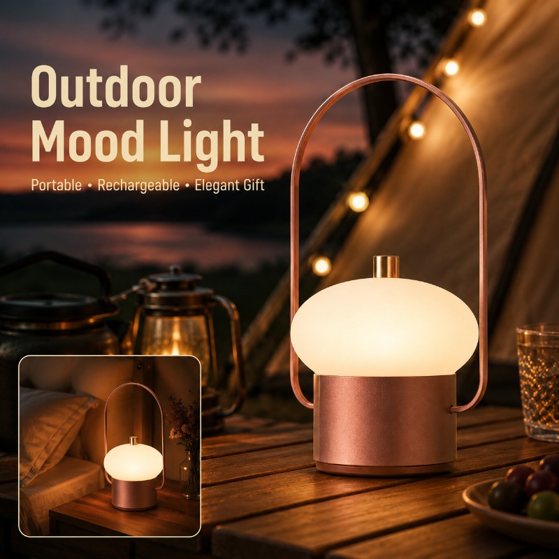 Rechargeable Portable Mushroom - Mushroom Table Lamp recension och pris