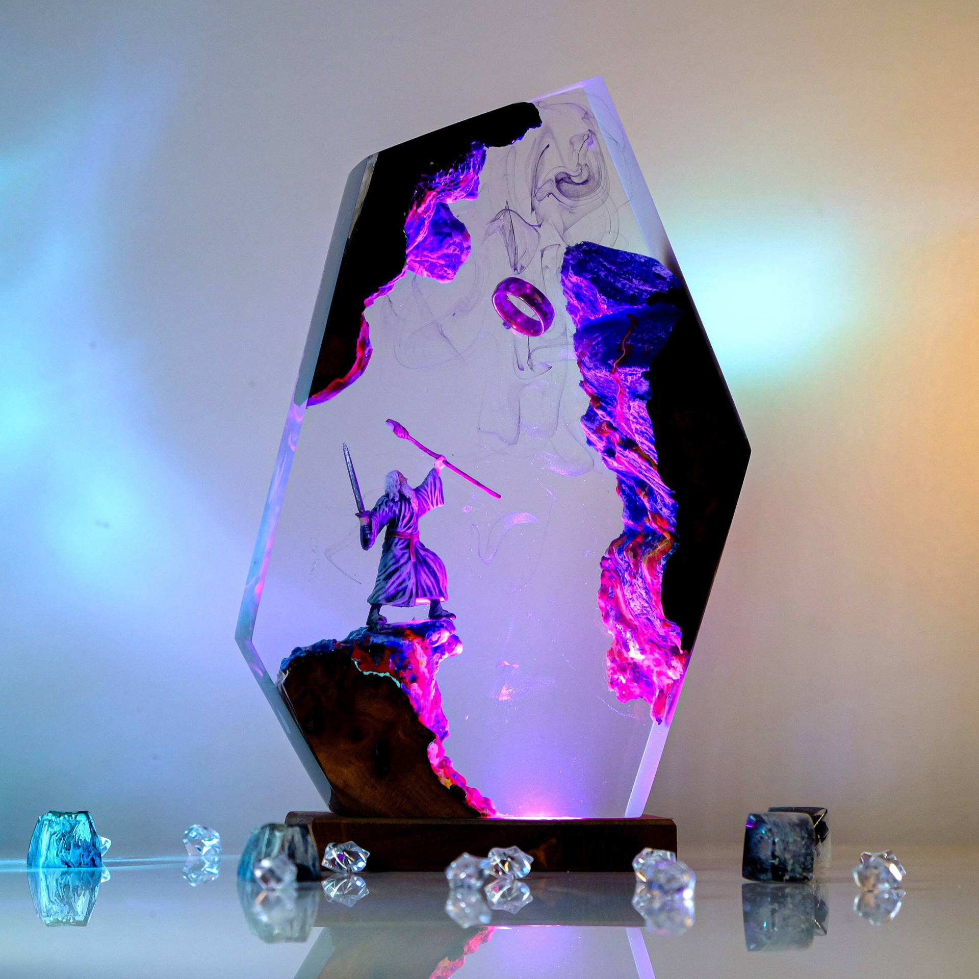 Movie Scence Figure Table Resi - Lighting Decor For Wedding recension och pris