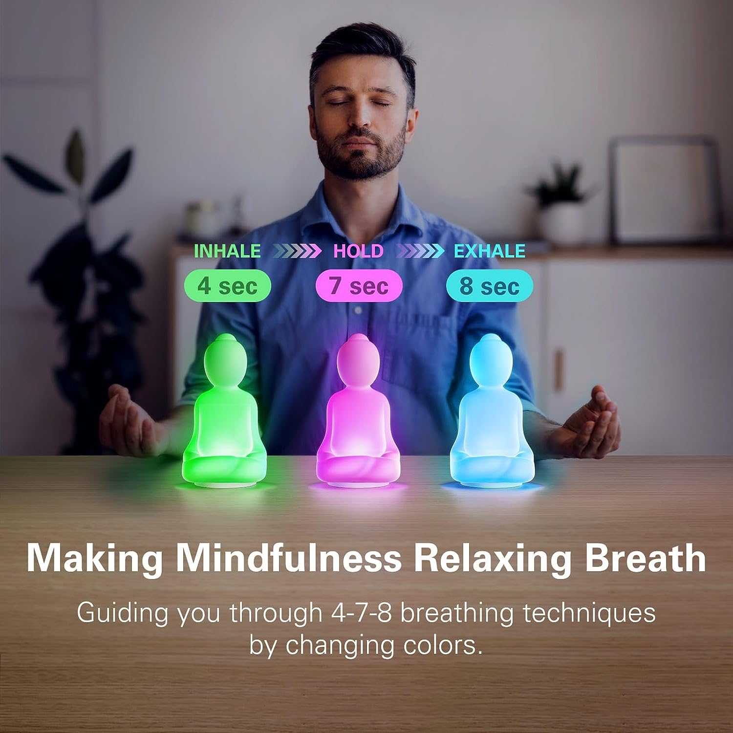 Mindful Breathing Yoga | 4-7-8 - Lighting Visual recension och pris