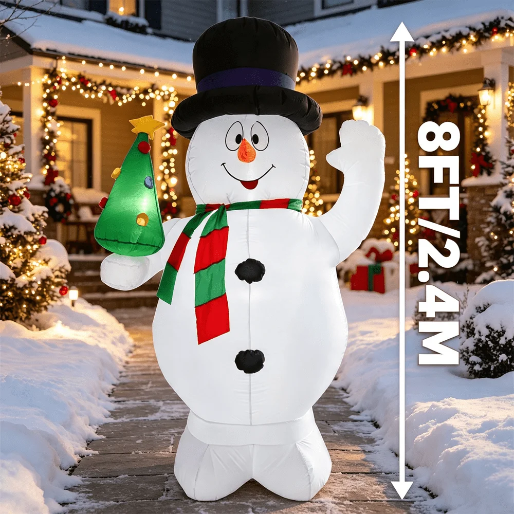 Winter Wonderland 8FT/2.4M Sno - Lighting Tree Decor recension och pris