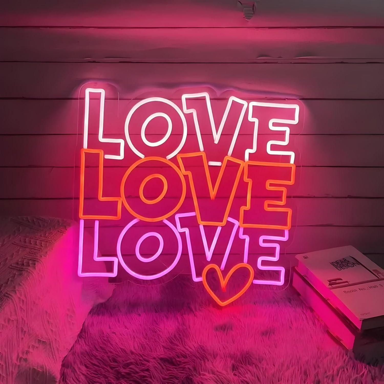 Love Neon Sign USB Dimmable LE - Lighting Decor For Wedding recension och pris