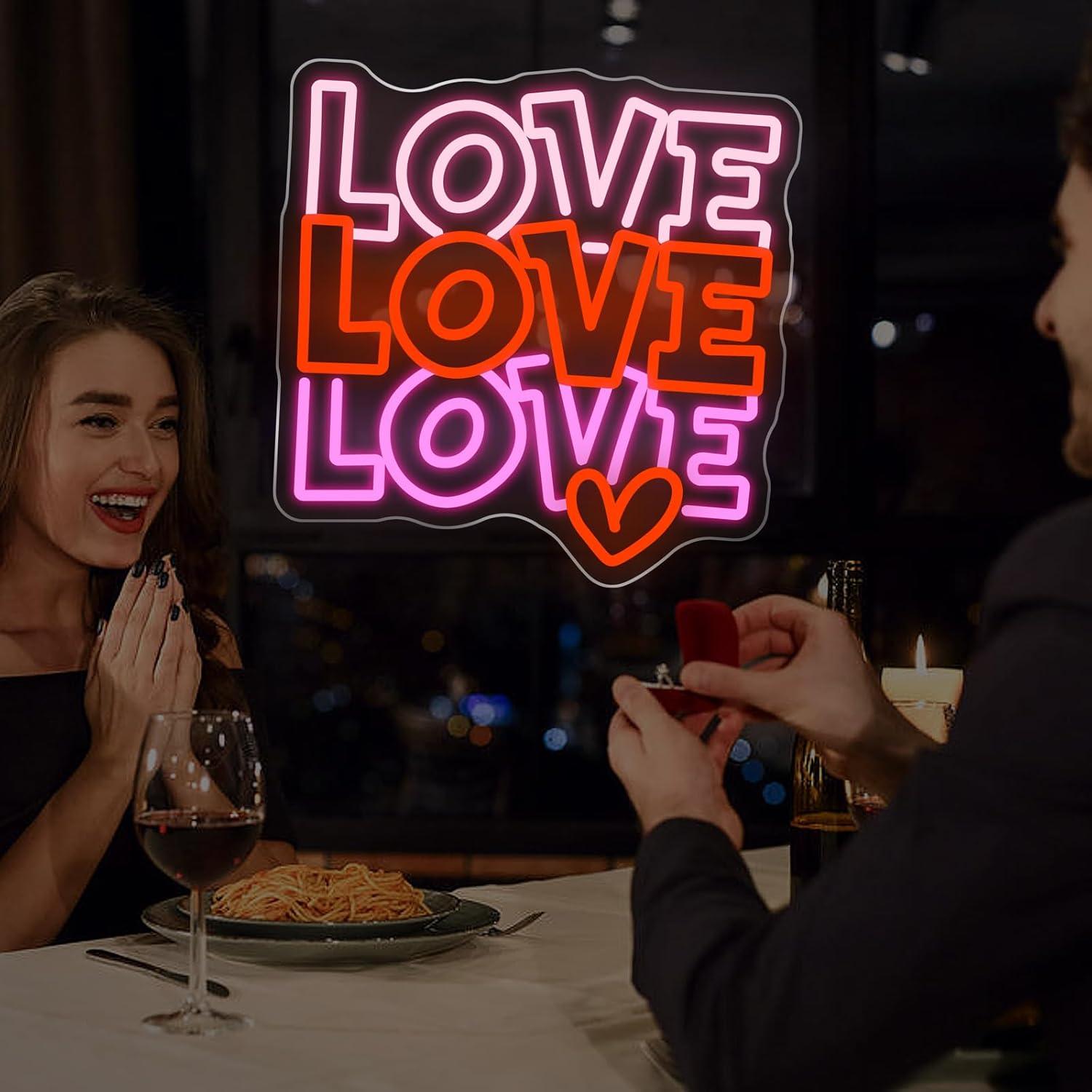 Love Neon Sign USB Dimmable LE - Lighting Decor For Wedding recension och pris