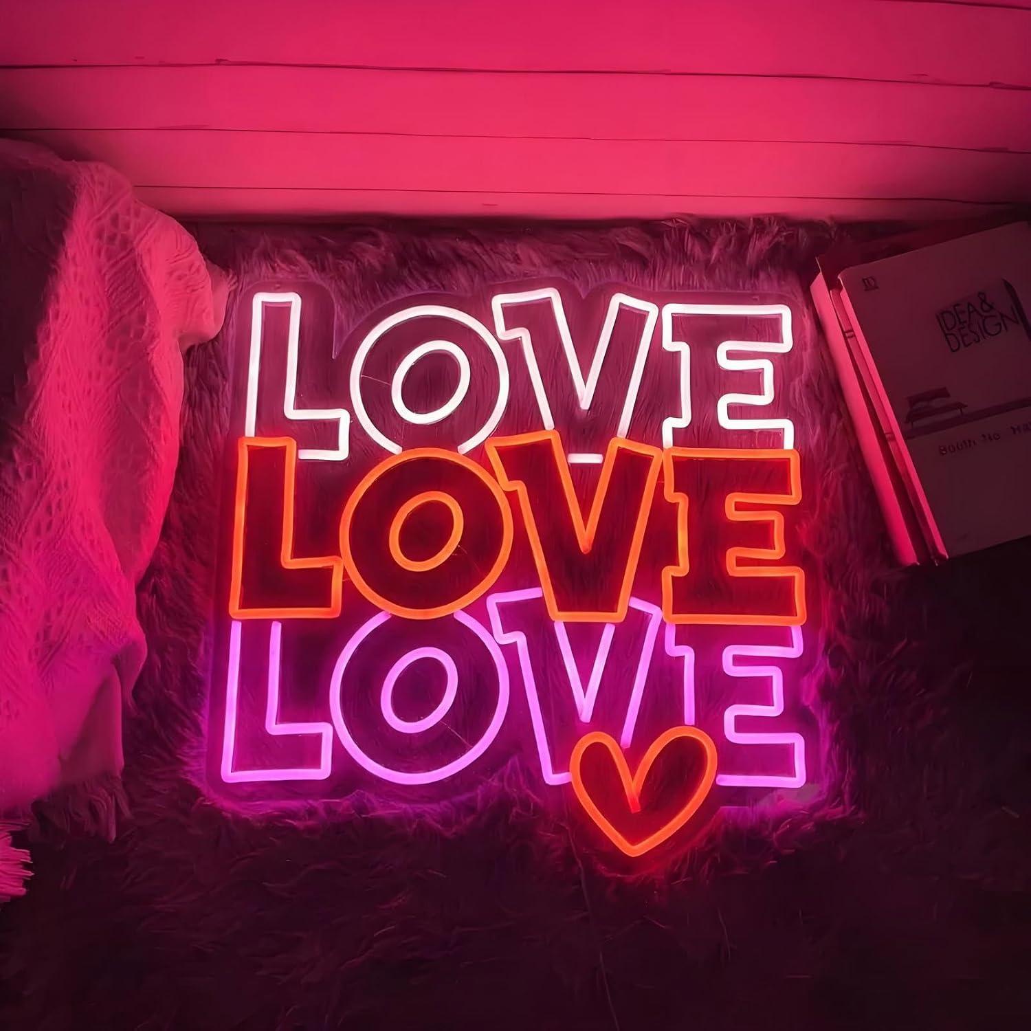 Love Neon Sign USB Dimmable LE - Lighting Decor For Wedding recension och pris