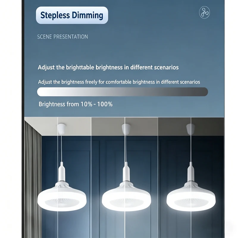 2 In 1 Ceiling Fan Lamps 3 Spe - Decor Lighting Ceiling Fans recension och pris