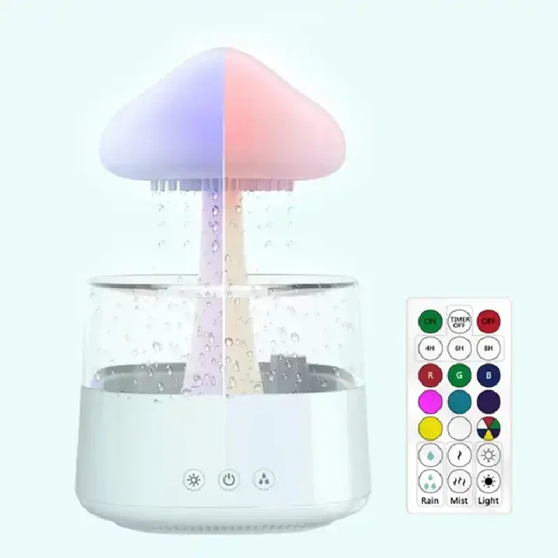 Cloud And Raindrop Humidifier  - Mushroom Table Lamp recension och pris