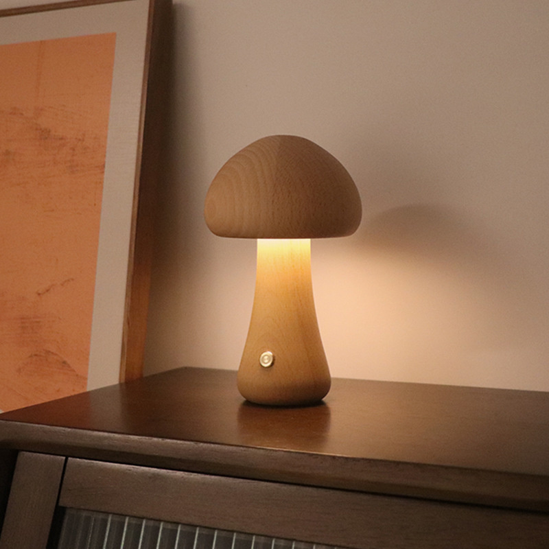 LED Mushroom Night Light Touch - Mushroom Table Lamp recension och pris