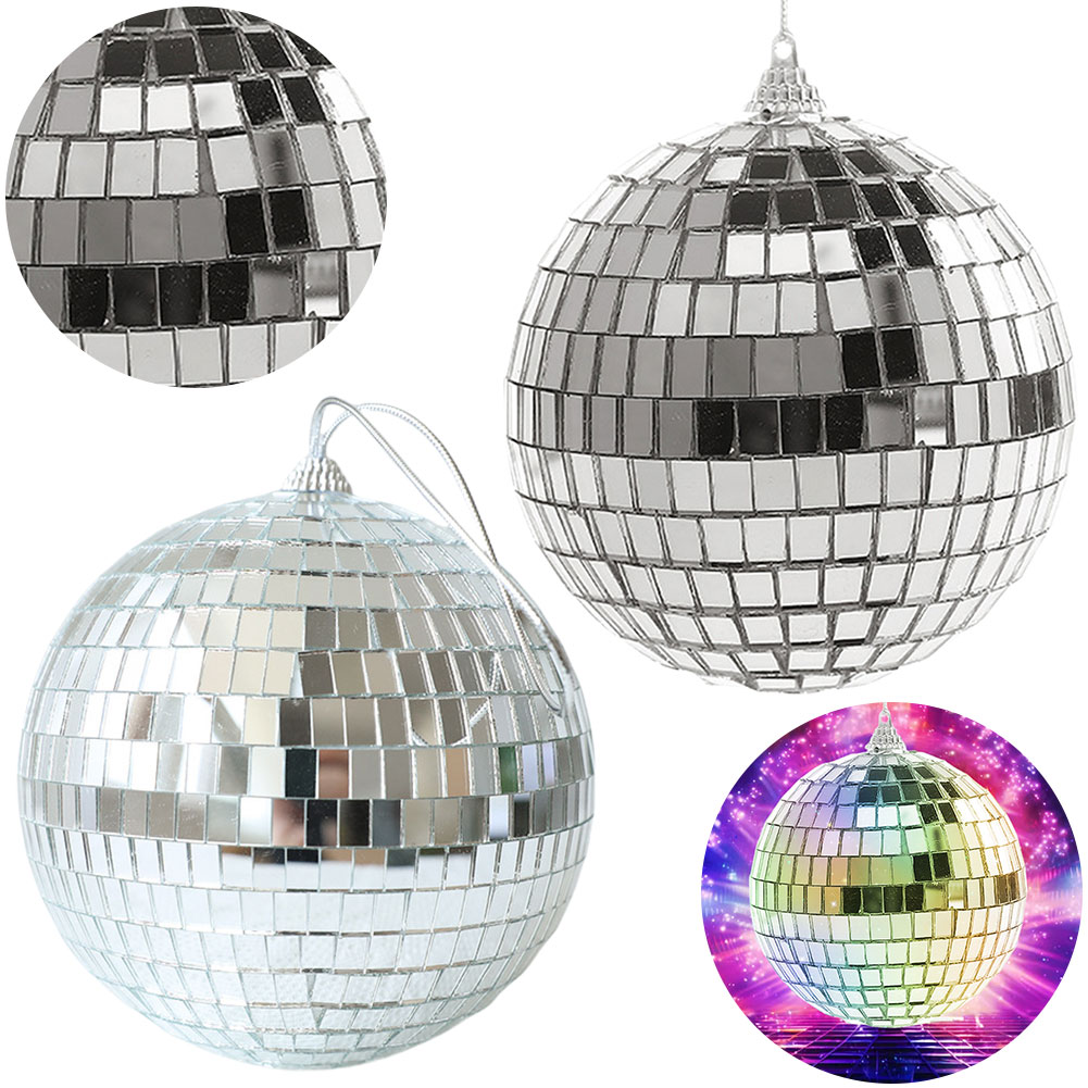 6pcs 4/6/10cm Mirror Disco Bal - Disco Ball Mirror recension och pris