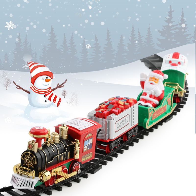 Electric Christmas Train Set M - Lighting Tree Decor recension och pris
