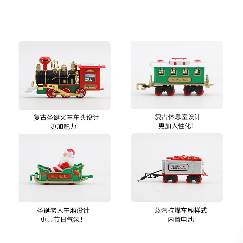 Electric Christmas Train Set M - Lighting Tree Decor recension och pris