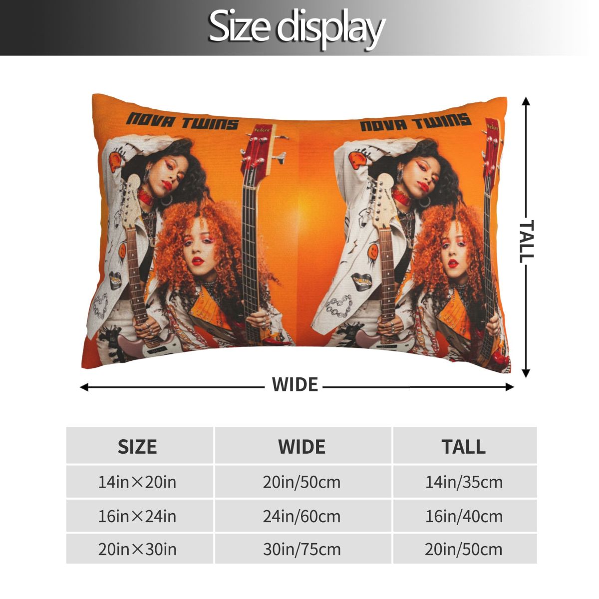 Nova Twins Rectangle Pillowcas - Nova Decor & Lighting Juletrelys recension och pris