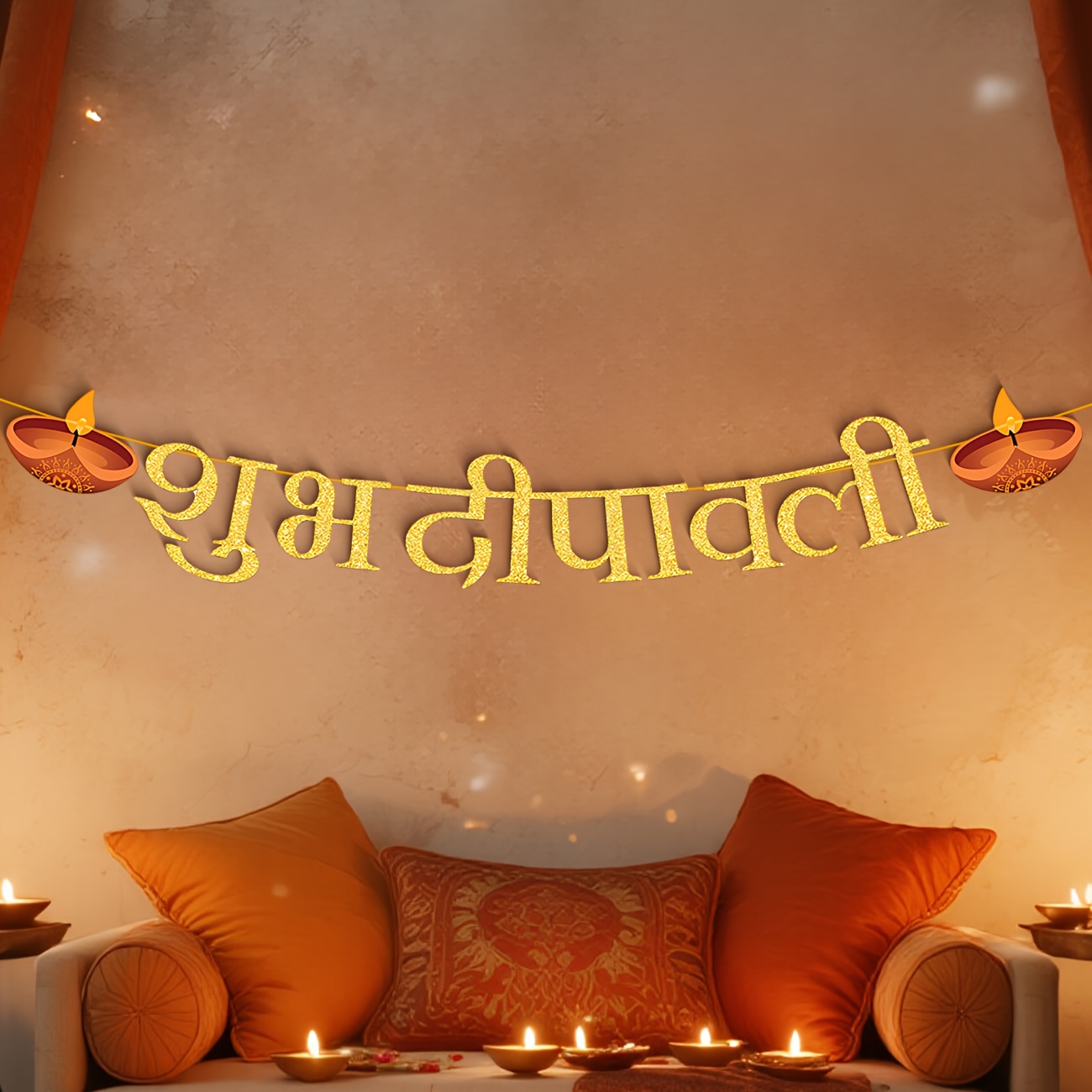 Diwali Party Decorations Happy - Lighting Decoration For Diwali recension och pris