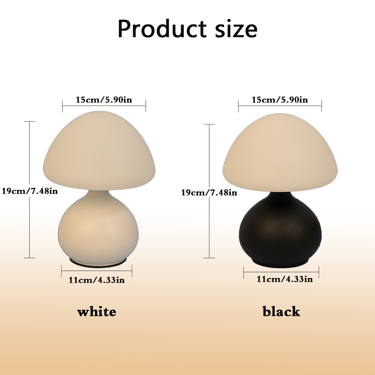 Mini Mushroom Bedside Lamp Tou - Mushroom Table Lamp recension och pris