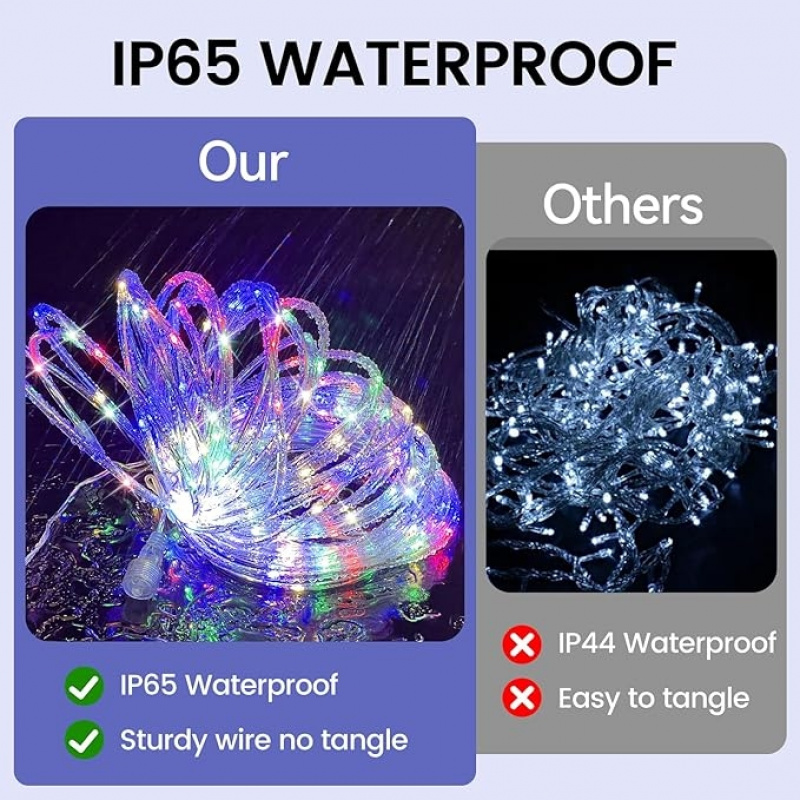 Waterproof Solar LED String Li - Outdoor Lighting Wedding Decor recension och pris