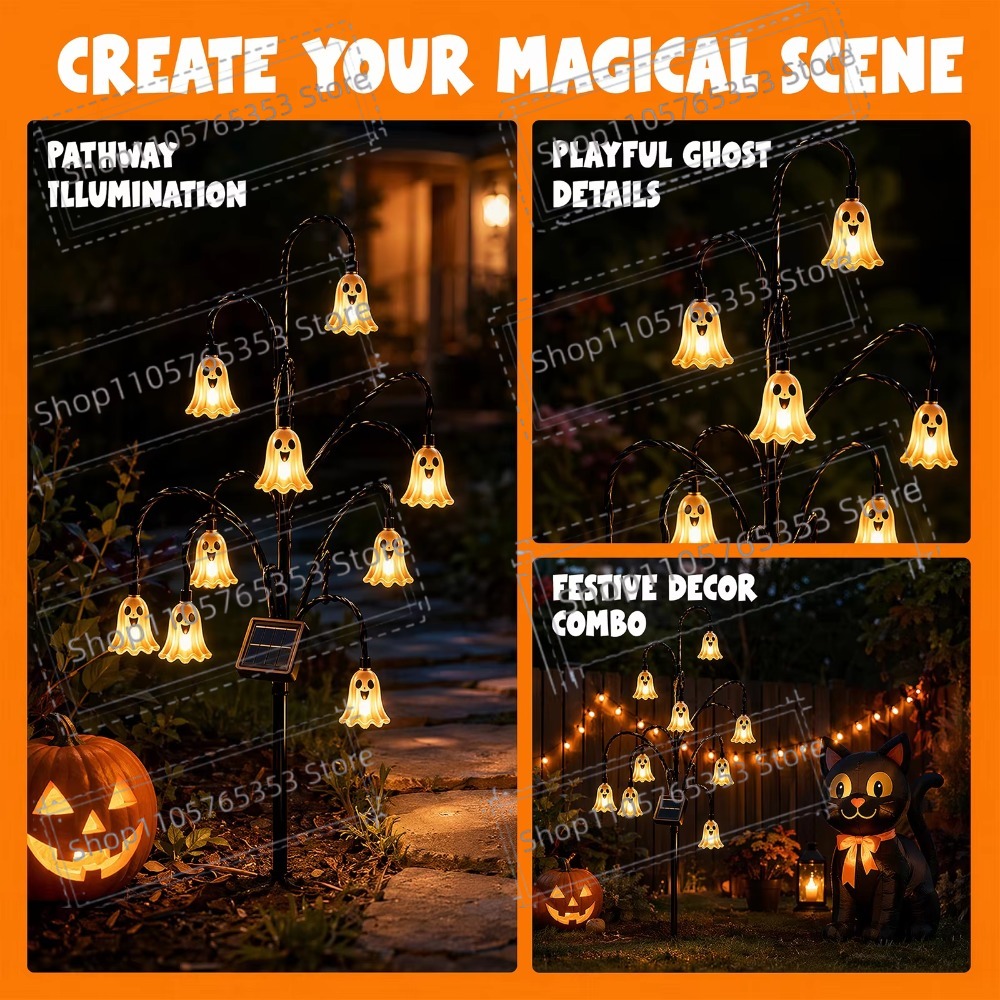Halloween Solar Lantern Outdoo - Lighting Tree Decor recension och pris