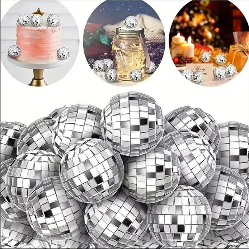 12/24 Pcs Decorative Reflectiv - Disco Ball Mirror recension och pris