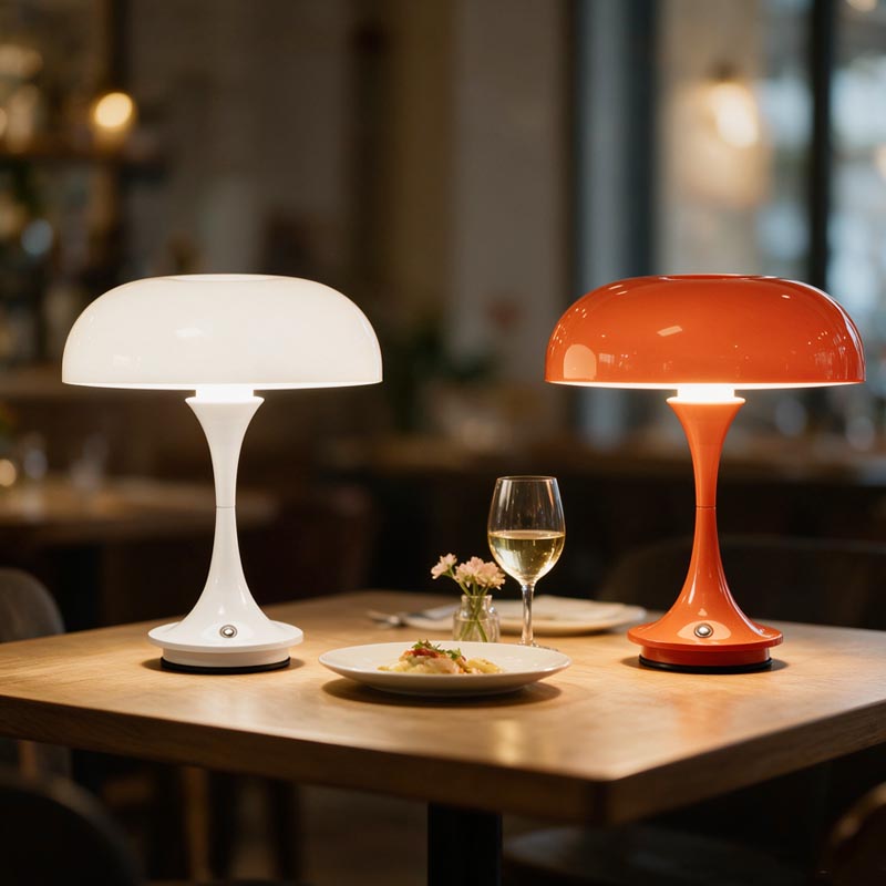 Retro Mushroom Table Lamp, Rec - Mushroom Table Lamp recension och pris